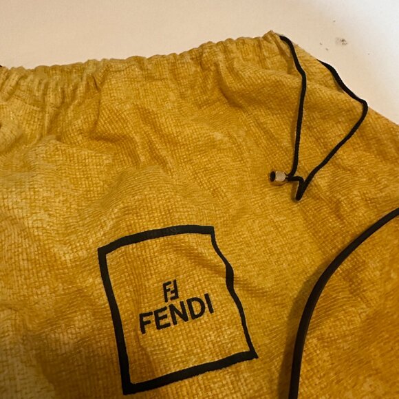 Vintage FENDI Monogram Baguette - Y2K Shoulder Bag - Picture 2 of 16